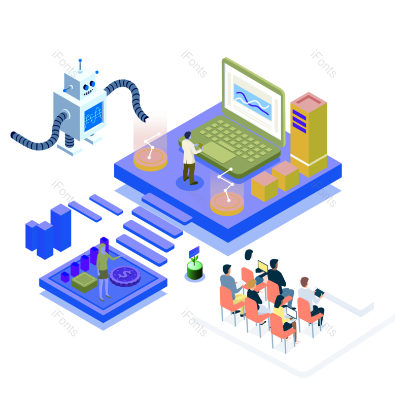金融图片,团队元素,理财PNG,讲课免抠素材